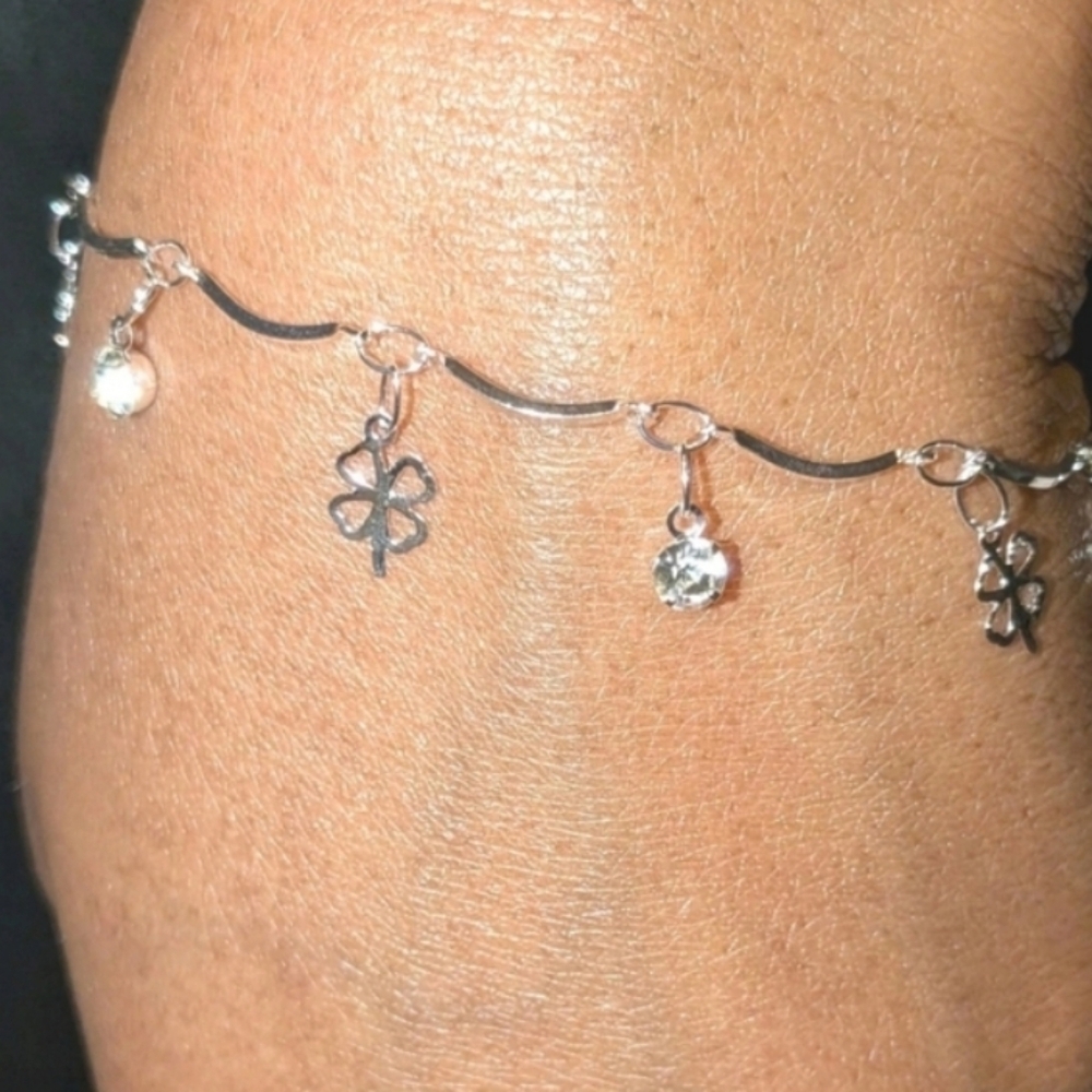 Four Leaf Clover Bracelets S925 Sterling silver Bracelet Lucky Clover Bracelet